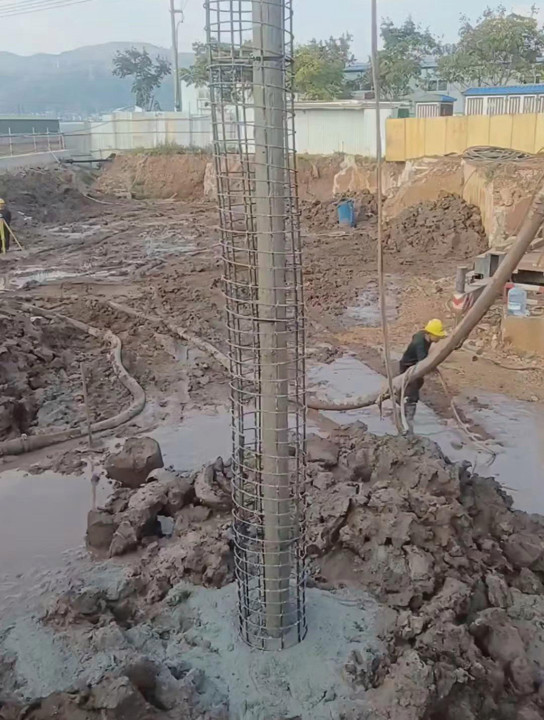 忻州定襄县长螺旋钻孔压灌桩